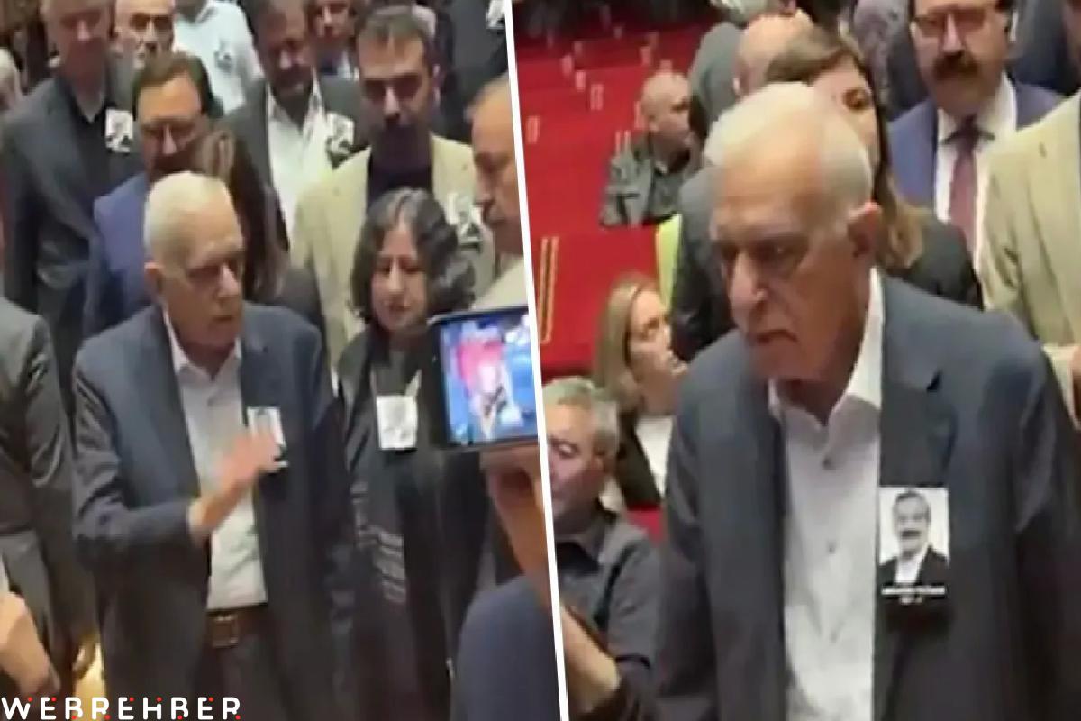 Sağlık sorunlarıyla boğuşan Ahmet Türk, Önder için AKM’ye böyle geldi