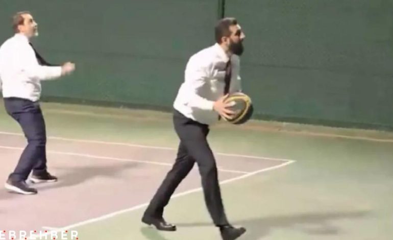Suriye lideri Ahmed Şara, Hasan Şeybani ile basketbol oynadı
