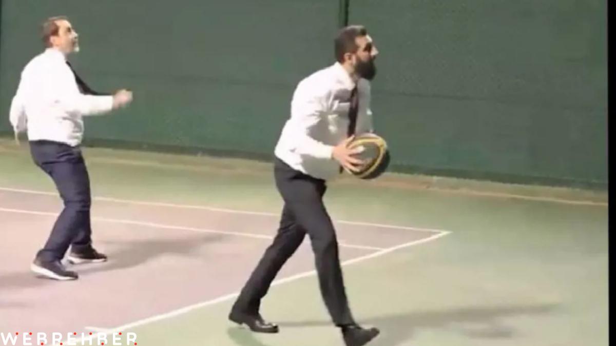 Suriye lideri Ahmed Şara, Hasan Şeybani ile basketbol oynadı