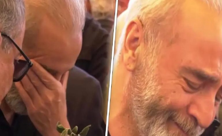 Yılmaz Erdoğan, Sırrı Süreyya Önder’in cenazesinde gözyaşlarını tutamadı